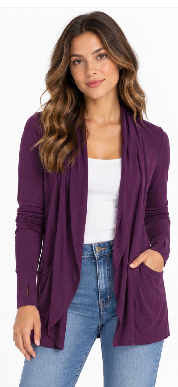 Athleta Pranayama Wrap Cardigan Sweater Size S